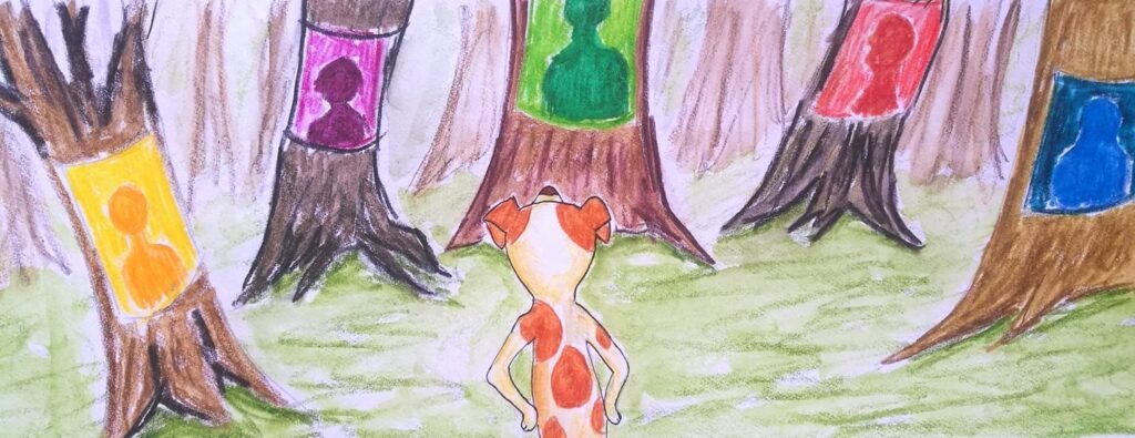 Orienťák v lese psích instruktorů