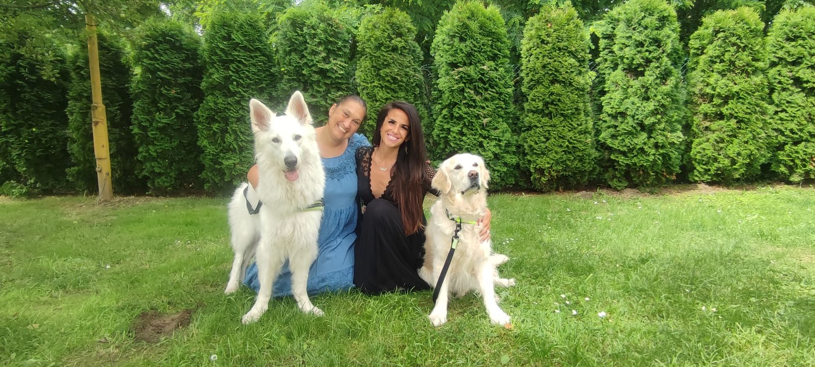 Verča a Míša - canisterapie - lektorky